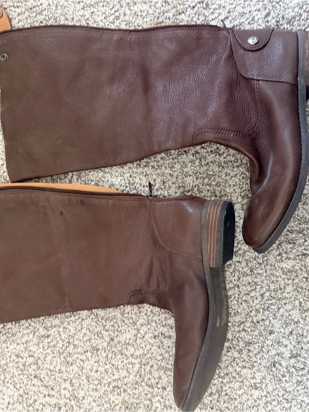 BCBG Women’s Leather Tall Riding Boots